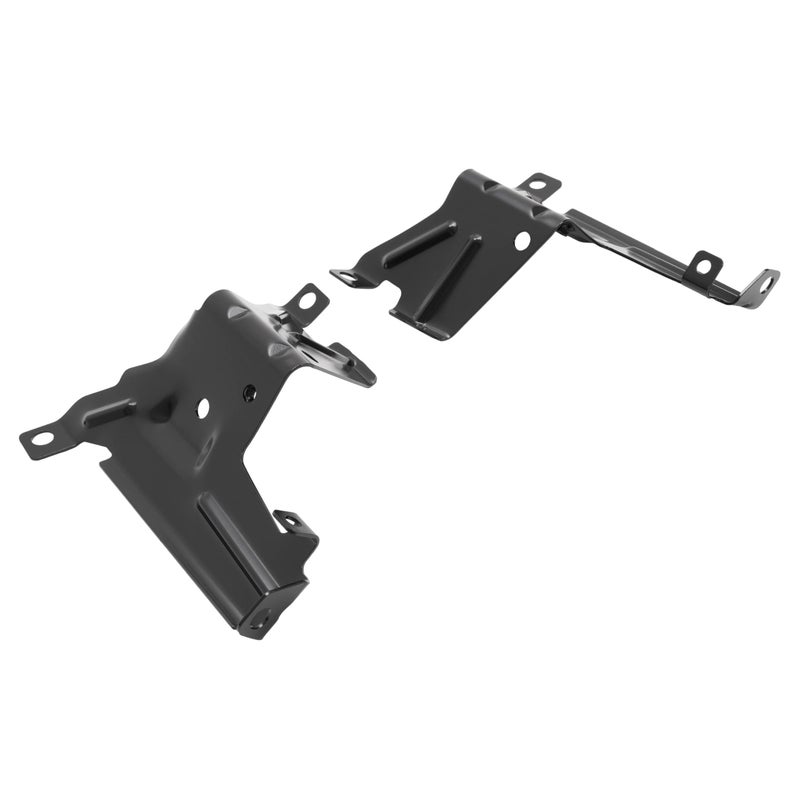 KUAFU Front Outer Bumper Bracket Compatible with 2007-2013 Chevy Chevrolet Silverado/GMC Sierra 1500 2500 3500 Replace for 15901539 GM1067182 15901538 GM1066182 Bumper Support Driver&Passenger Side - Image 2